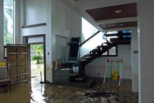 Flooded Home Flood Cleanup