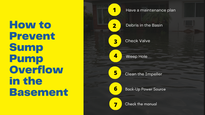 How to Prevent Sump Pump Overflow in the Basement How to Prevent Sump Pump Overflow in the Basement