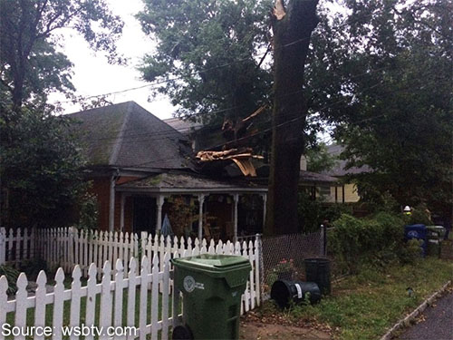 Storm Damage in Atlanta, GA