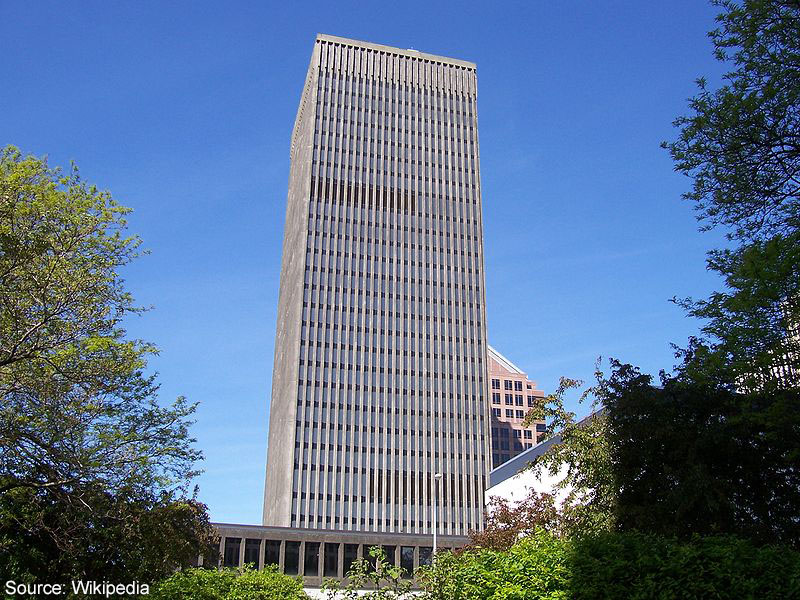 The tower of Xerox Rochester NY