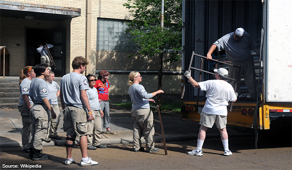 Content cleaning after disaster damage