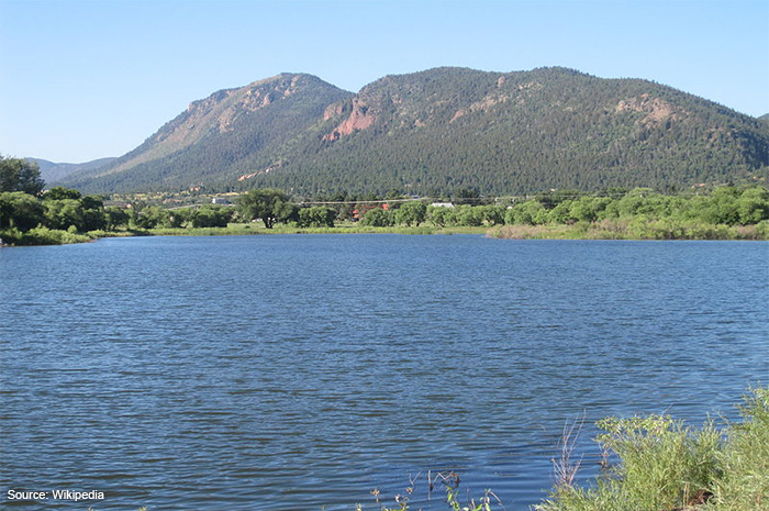 The lake at Palmer Lake CO