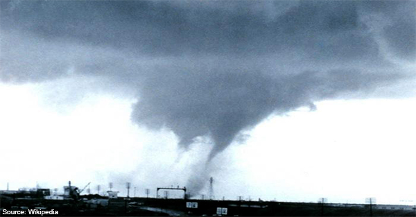 A tornado close to Dallas