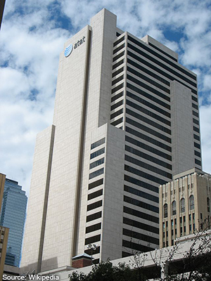 World headquarters of AT&T