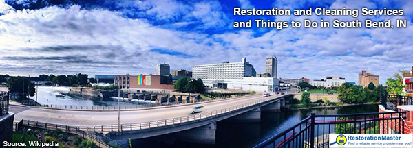 City of South Bend Downtown Skyline