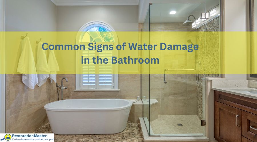 common signs of water damage in bathroom common signs of water damage in bathroom
