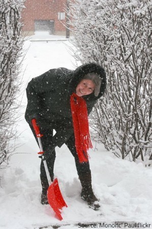 Clear snow away from your house.