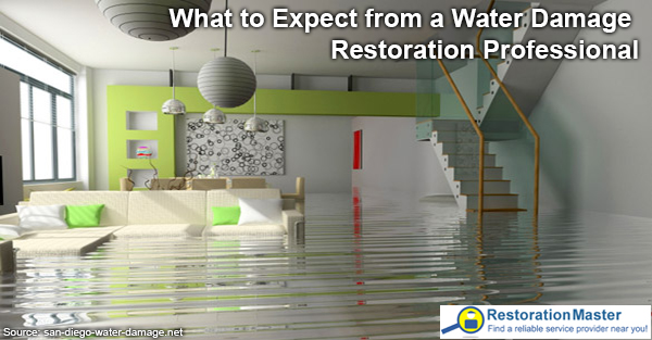 House suffering water damage restoration