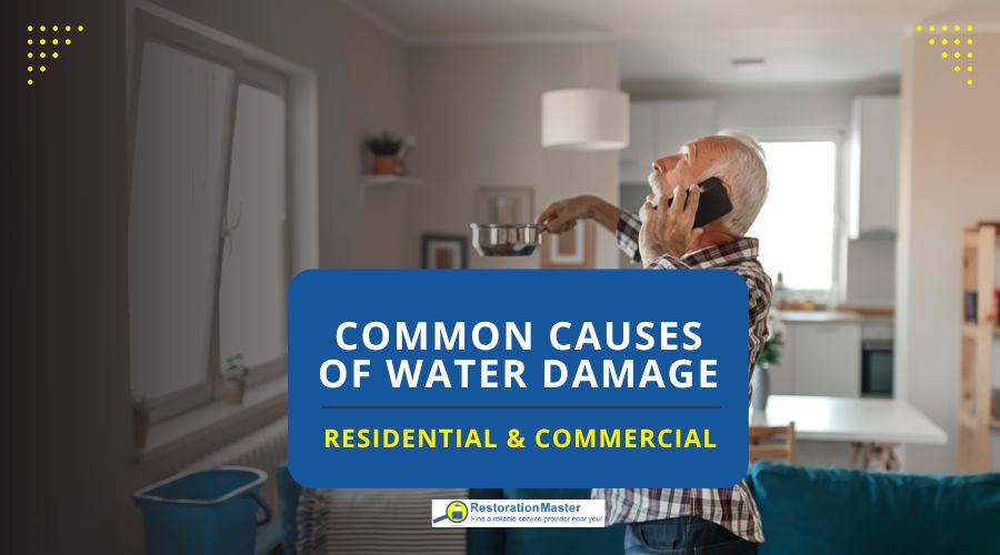 common causes of water damage in residential and commercial common causes of water damage in residential and commercial