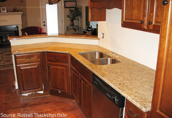 Polished and honed countertop finished are the most widely prefered ones.