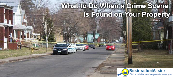 Crime Scene Cleaning on a private property