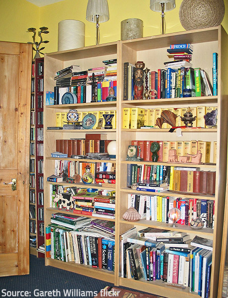 The line between clutter and decor is really fine.