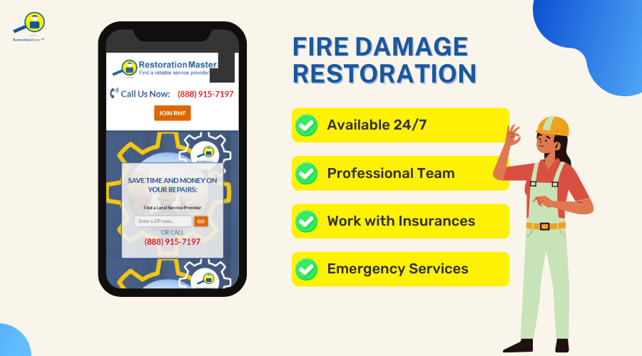 Fire Damage Restoration Services - RestorationMaster