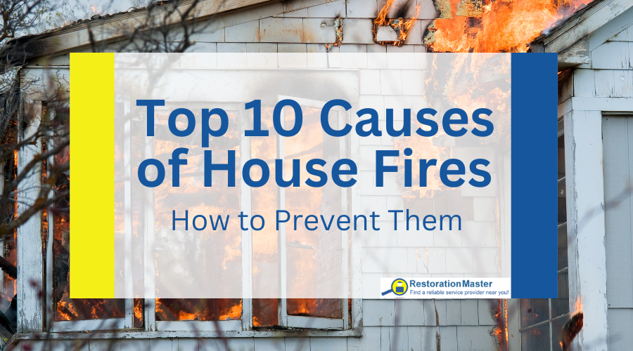 Top 10 Causes of house fires - RestorationMaster
