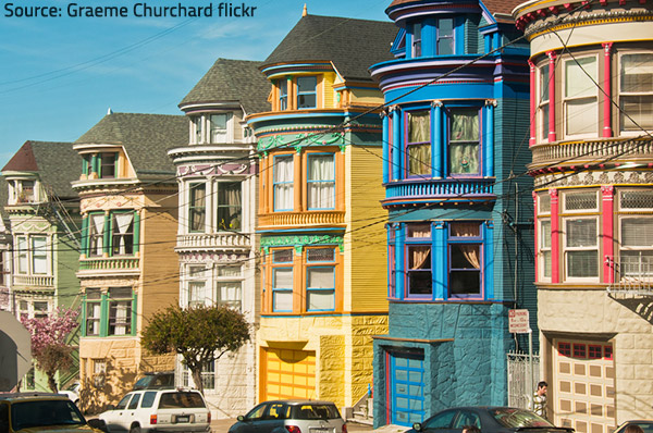 Real estate in San Francisco.