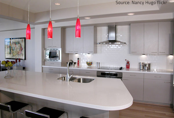 Quartz is extremely hard, so quartz surfaces are strogn and durable.