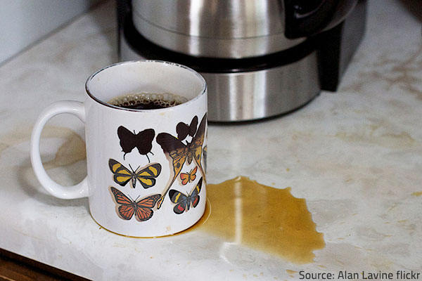 Efficient marble stain removal requires quick and adequate measures.