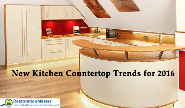 Trends in kitchen countertops for 2016.