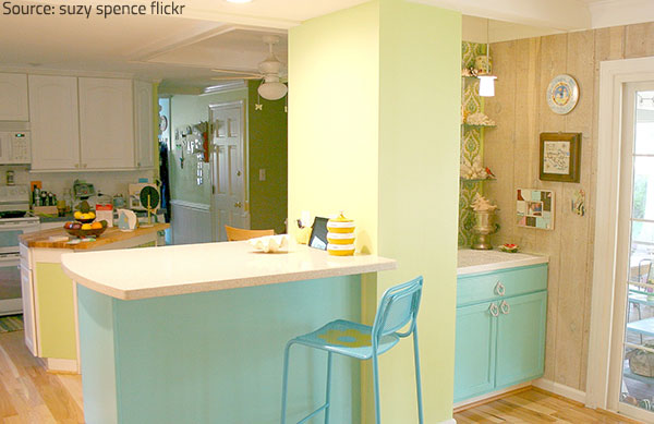 KItchen countertop styles and colors become more and more futuristic.