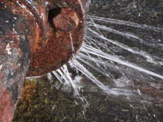 Pipe burst, pipe leak, causing water damage