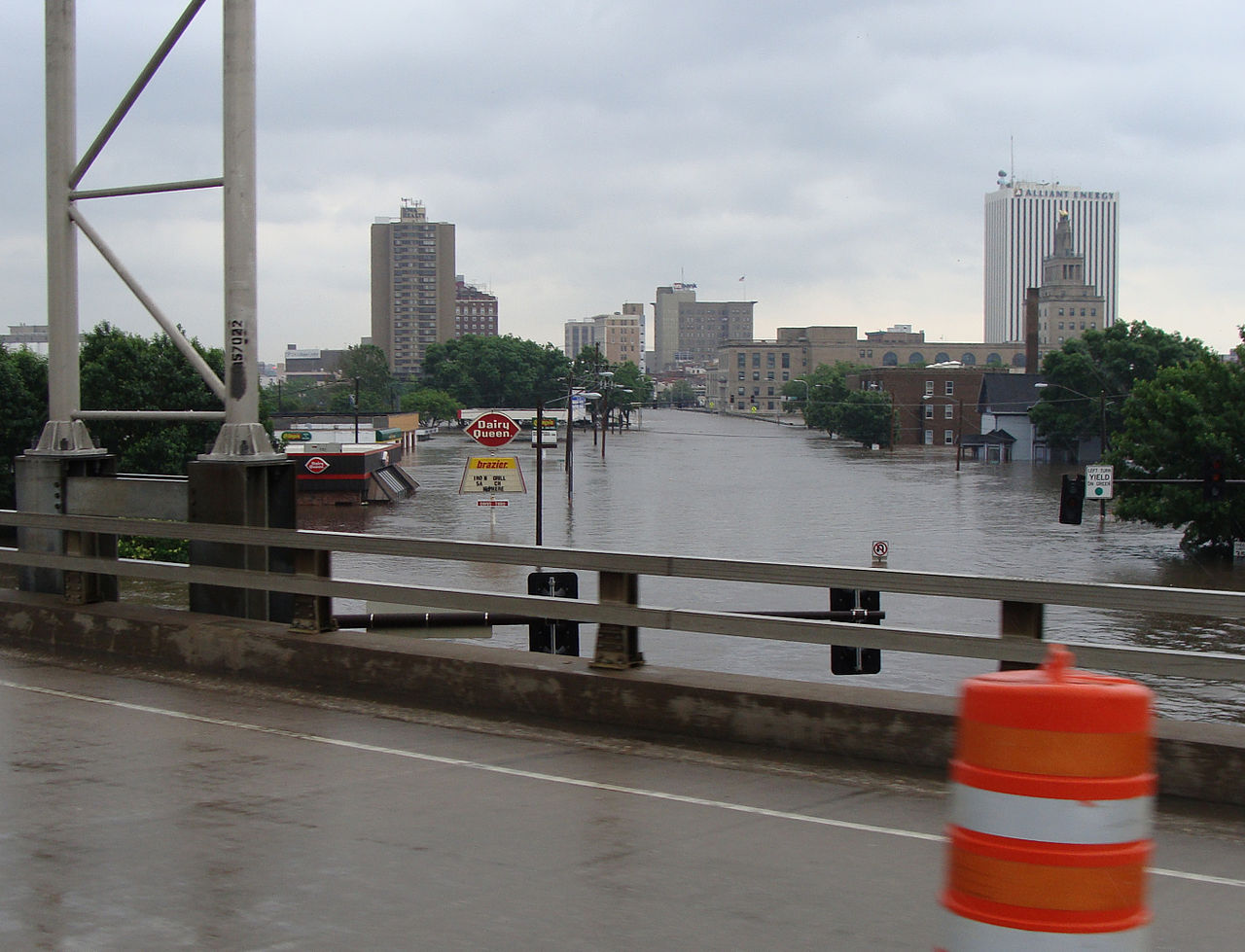 Flood Of 2008 in Cedar Rapids, IA