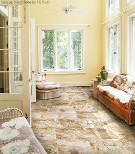 Indoor sun room porcelain-flooring-living-room