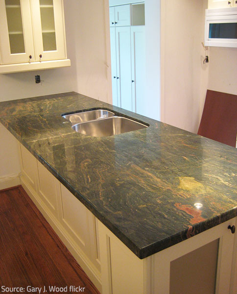 Countertop installation requires good organization.