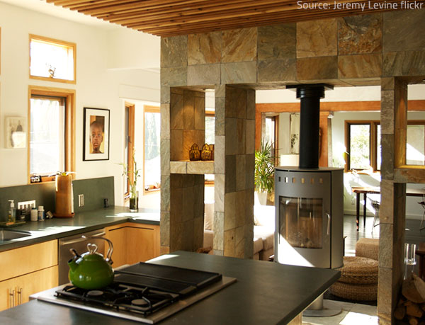 Quartzite remains in excellent condition for many years of heavy use.