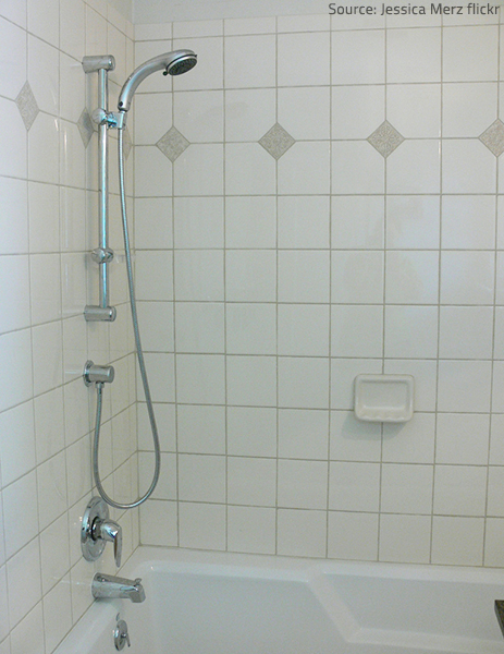 Cleaning ceramic tile shower is more difficult than it seems.