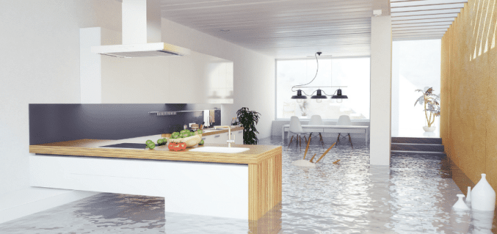 kitchen flooding