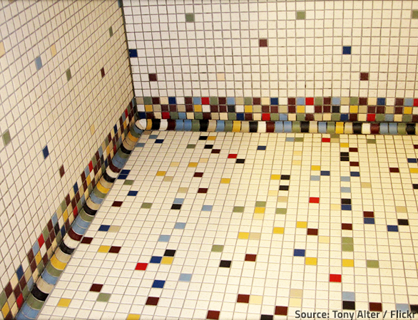 Ther is a great variety of beautiful and non-slip tiles for wet rooms to choose from.