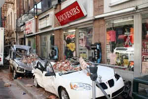 Restoration professionals can help remove flood water and rebuild your damaged business.