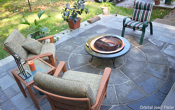 Opt for a safe fire pit design.