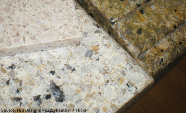 Modern quartz color options are virtually unlimited.