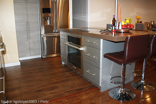 Tile that looks like wood should be large size and have rectified edges.