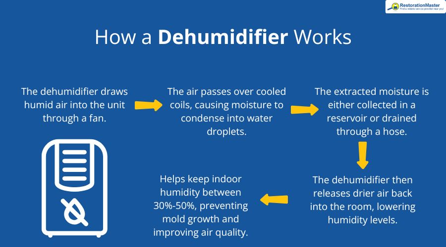 how a dehumidifier works
