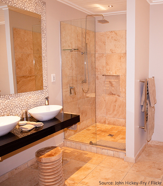 Modern showers provide comfort and increase the value of a home.