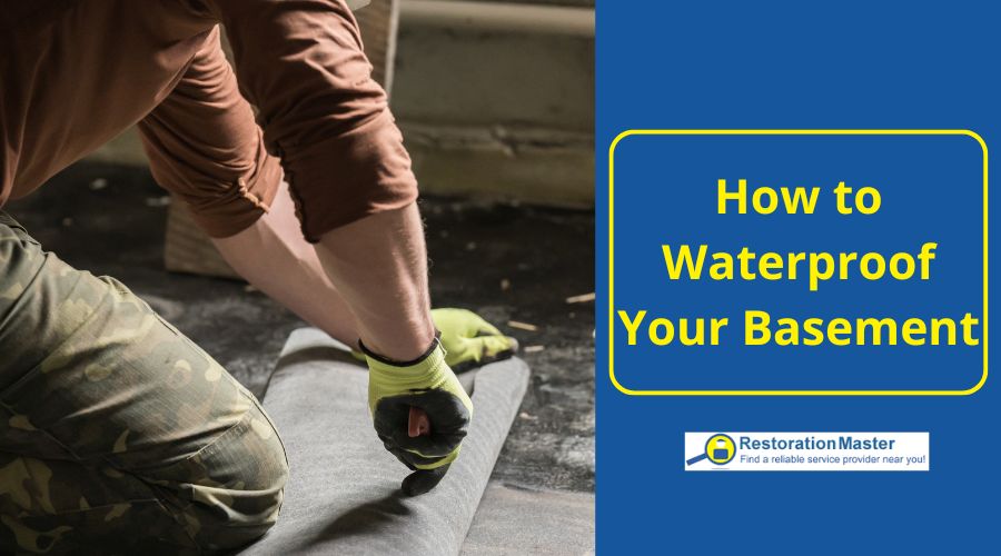 waterproofing your basement to protect water damage