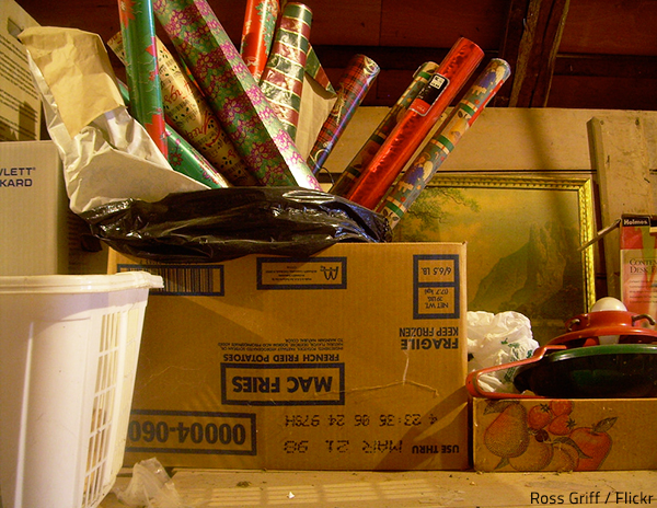 Tidying up the storage spaces should be among your main home resolutions for the new year.