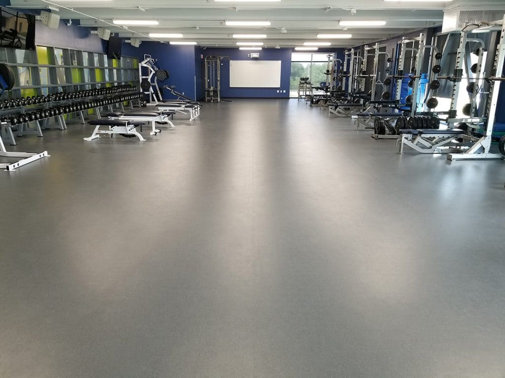 fitness rubber flooring