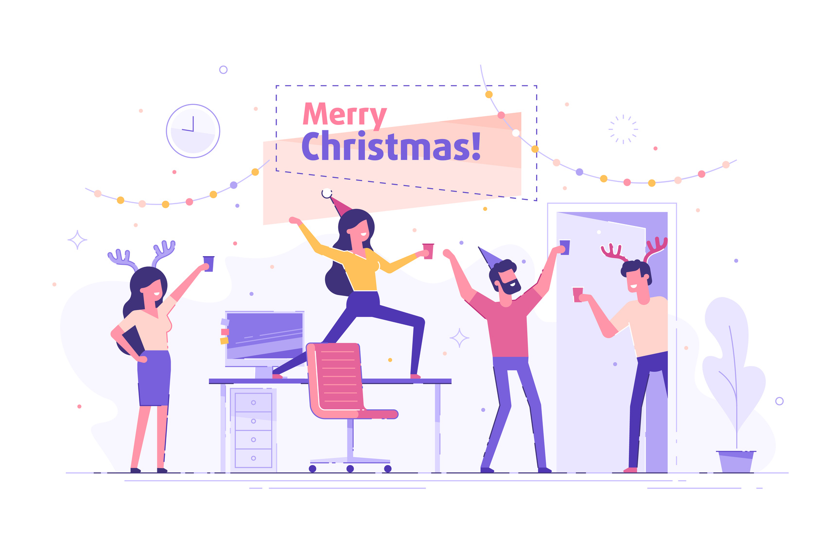 Holiday-Office-Party-Cartoon