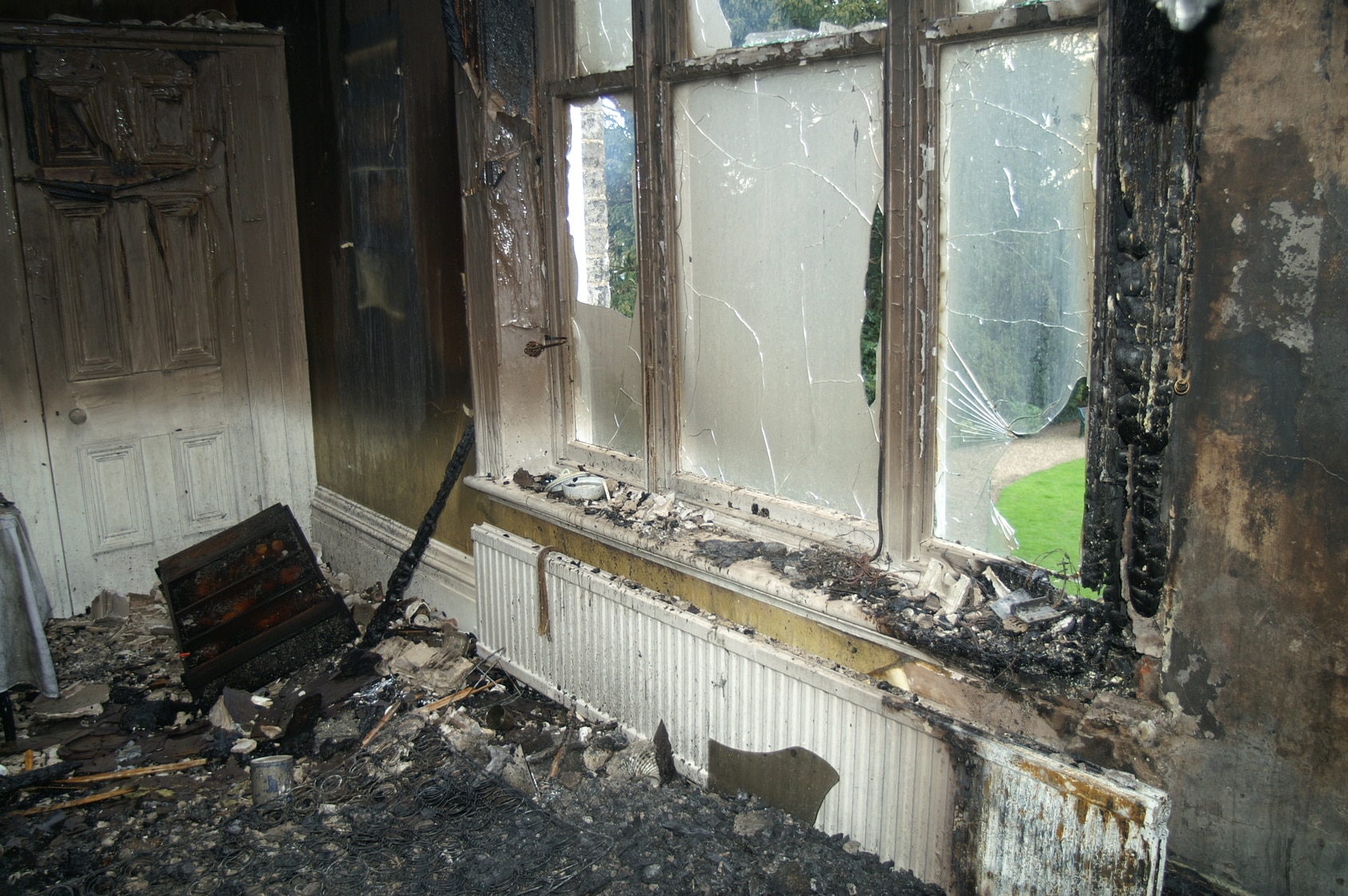 residential fire damage
