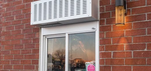 Drive-Thru Air Curtain