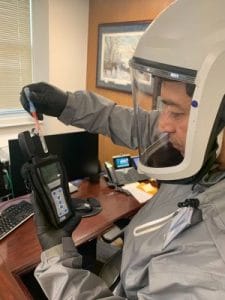 Meth Decontamination and testing for meth