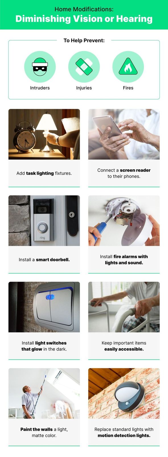 dual sensory impairment home modifications