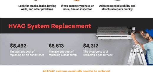 most expensive home repairs infograph