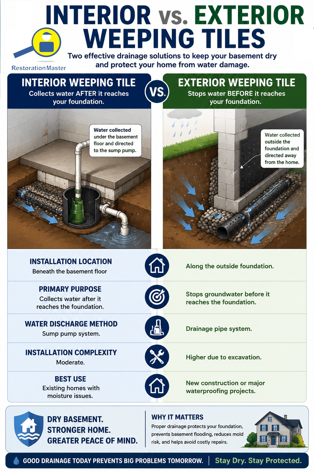 Weeper Tile What are Weeping Tiles and How They Prevent Basement Flooding