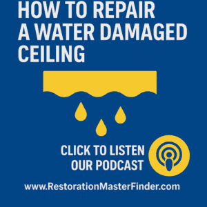 Repairing a Water-Damaged Ceiling