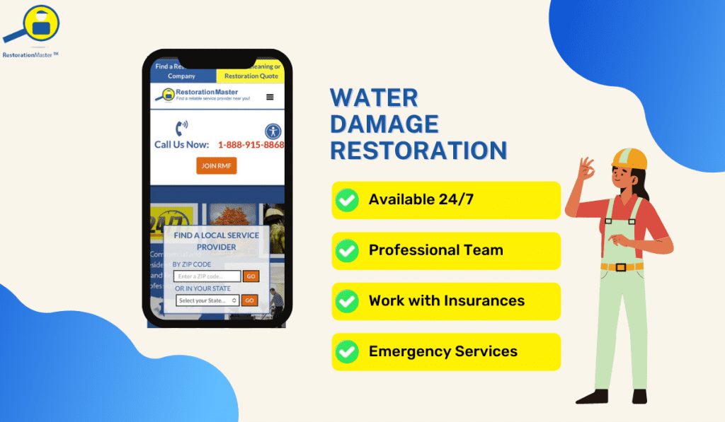 water damage restoration professionals