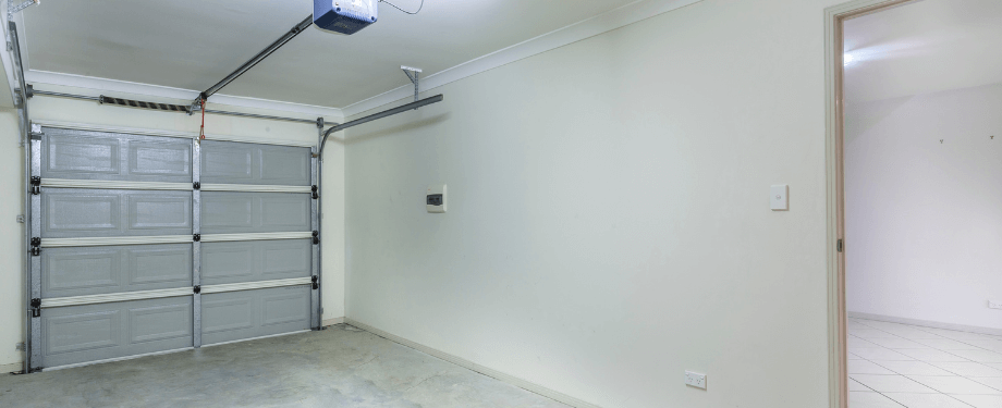 Finished Garage Wall